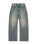 Needlework Denim Pants (Sand Blue)