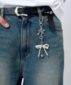 Ribbon Beads Keyring