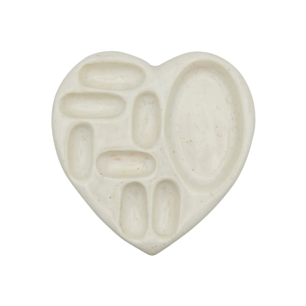 [NFF開團價💓 2.27截單] Ceramic Heart Mix Holder-oatmeal