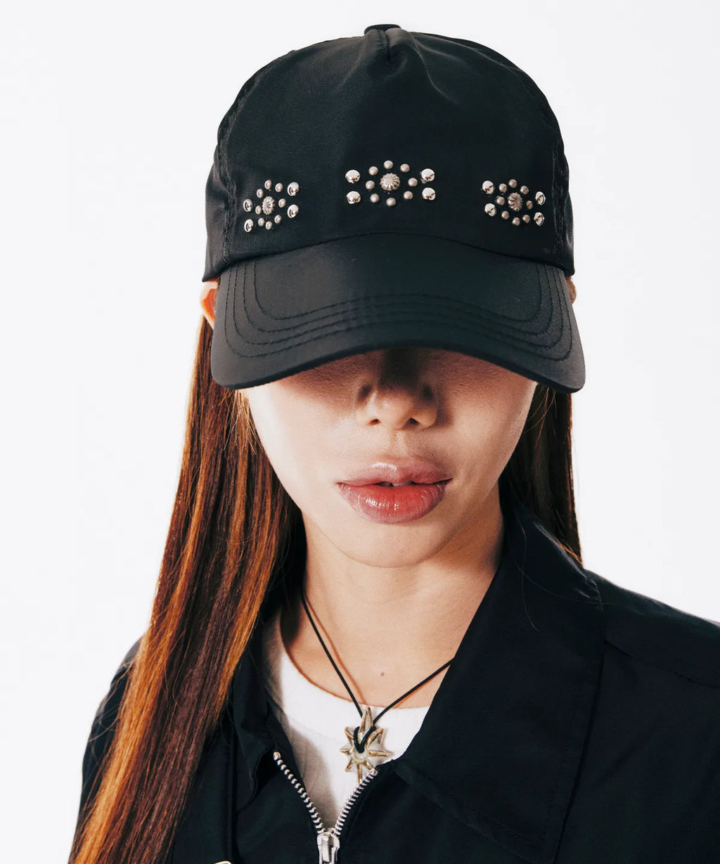 Studded Western Ball Cap