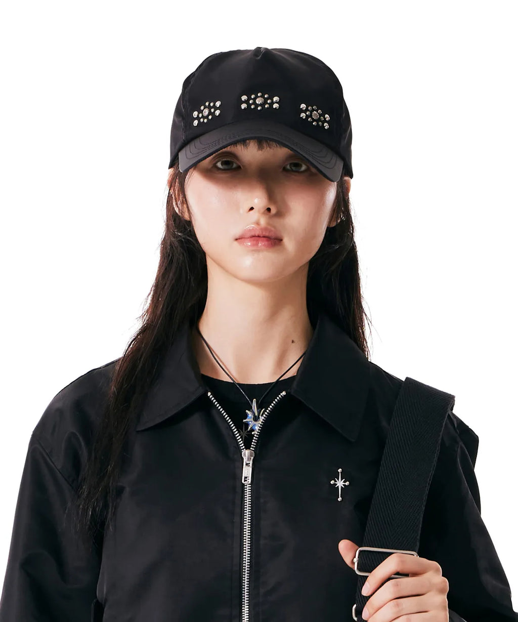 Studded Western Ball Cap