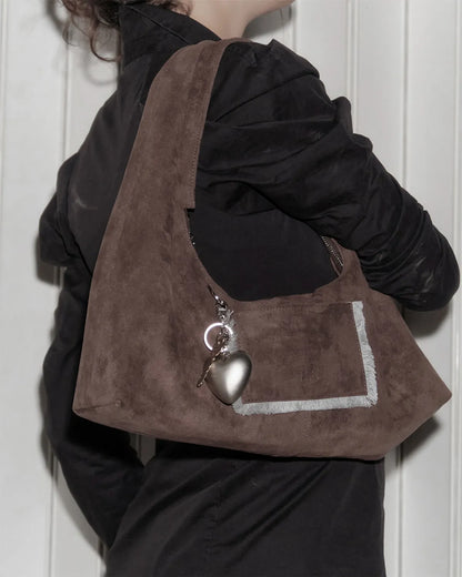 HIETA TINA BAG / SUEDE BROWN