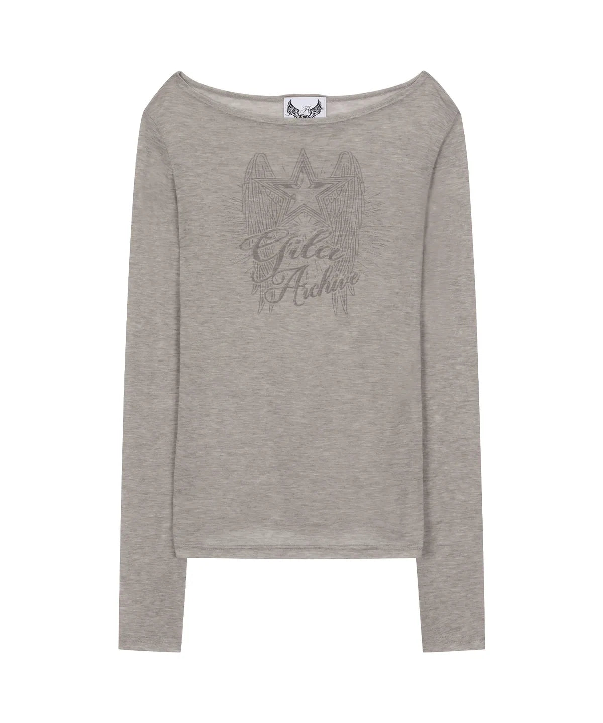 GILA ARCHIVE STAR WING SHEER LONG SLEEVE_GY