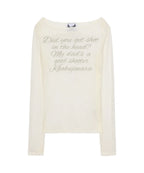 [GILA ARCHIVE] LETTERING SHEER LONG SLEEVE (3 colors)