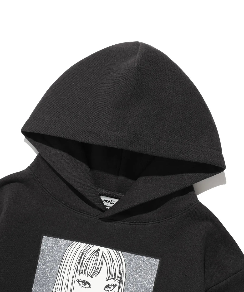 niceghostclub JUNJI ITO MANIAC TOMIE GLITTER HOODIE [BLACK]