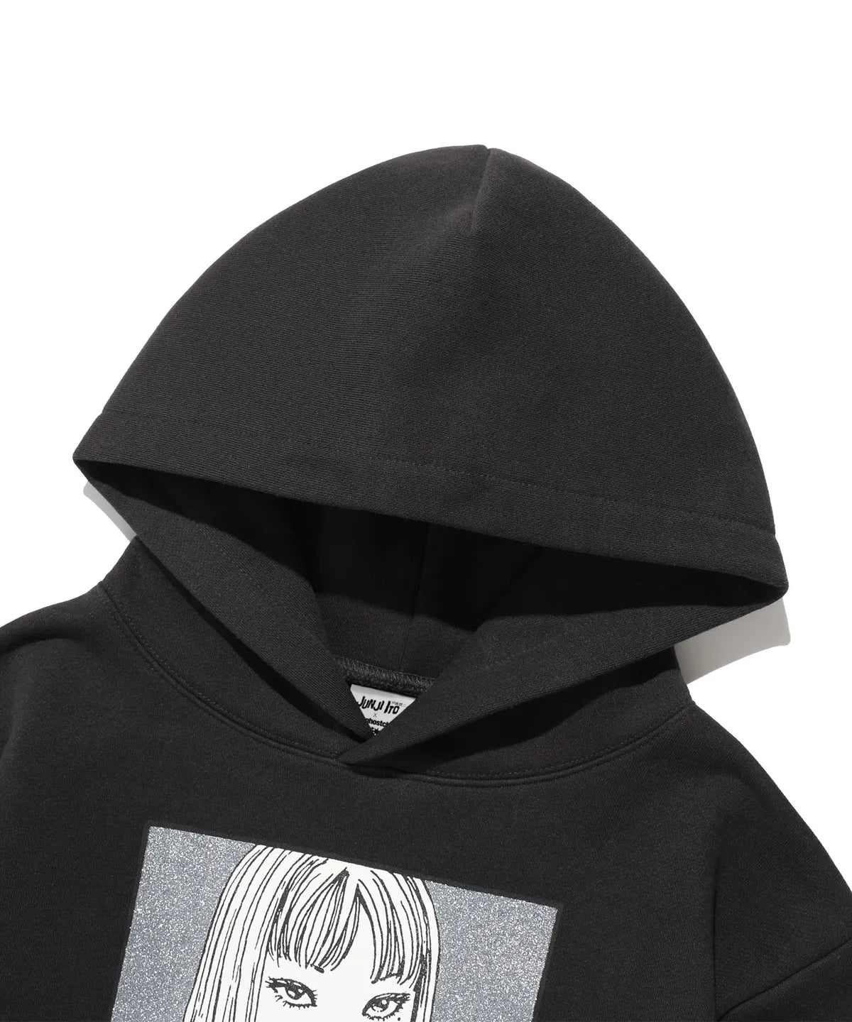 niceghostclub JUNJI ITO MANIAC TOMIE GLITTER HOODIE [BLACK]