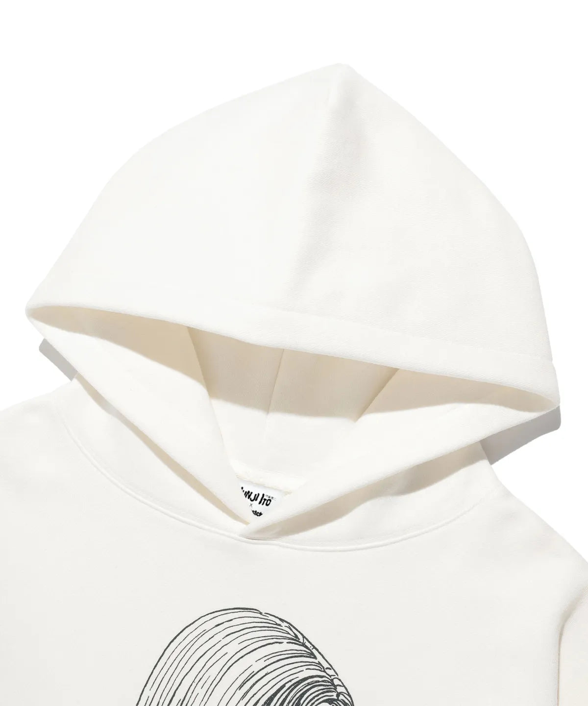 niceghostclub JUNJI ITO MANIAC TOMIE TORSO GLITTER HOODIE [WHITE]