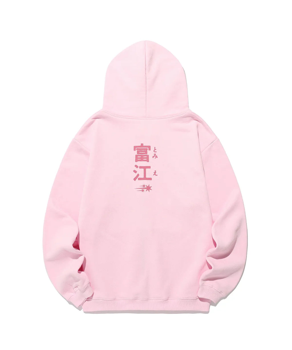 niceghostclub JUNJI ITO MANIAC TOMIE GLITTER HOODIE ZIP UP [PINK]