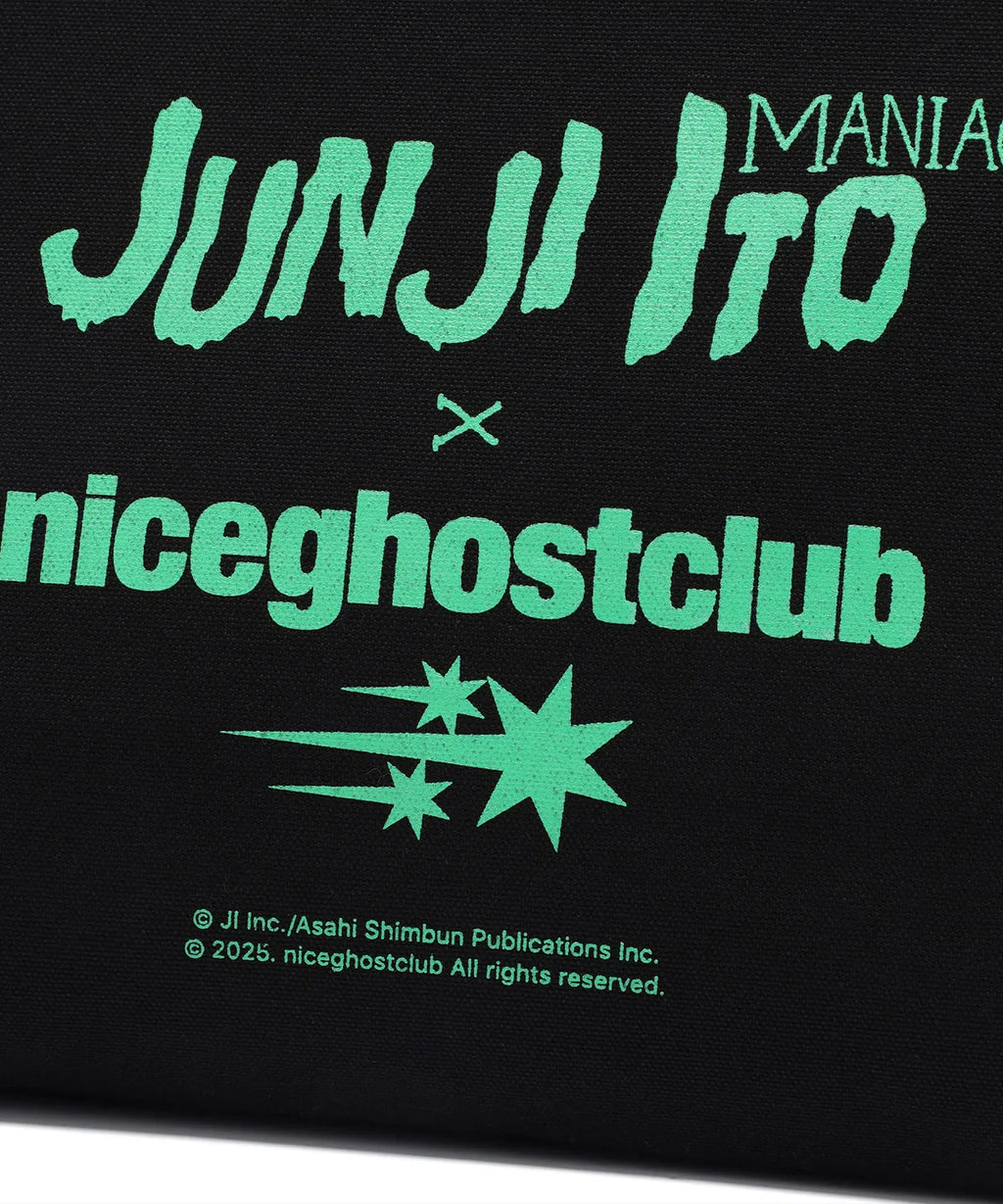 niceghostclub JUNJI ITO MANIAC TOMIE BIG TOTE BAG [BLACK]