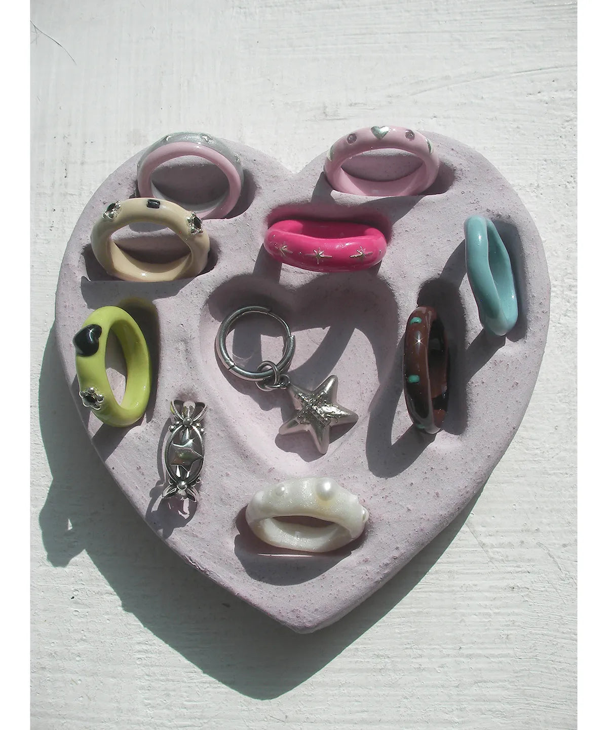 [NFF開團價💓 2.27截單] Ceramic Heart Mix Holder-matte purple