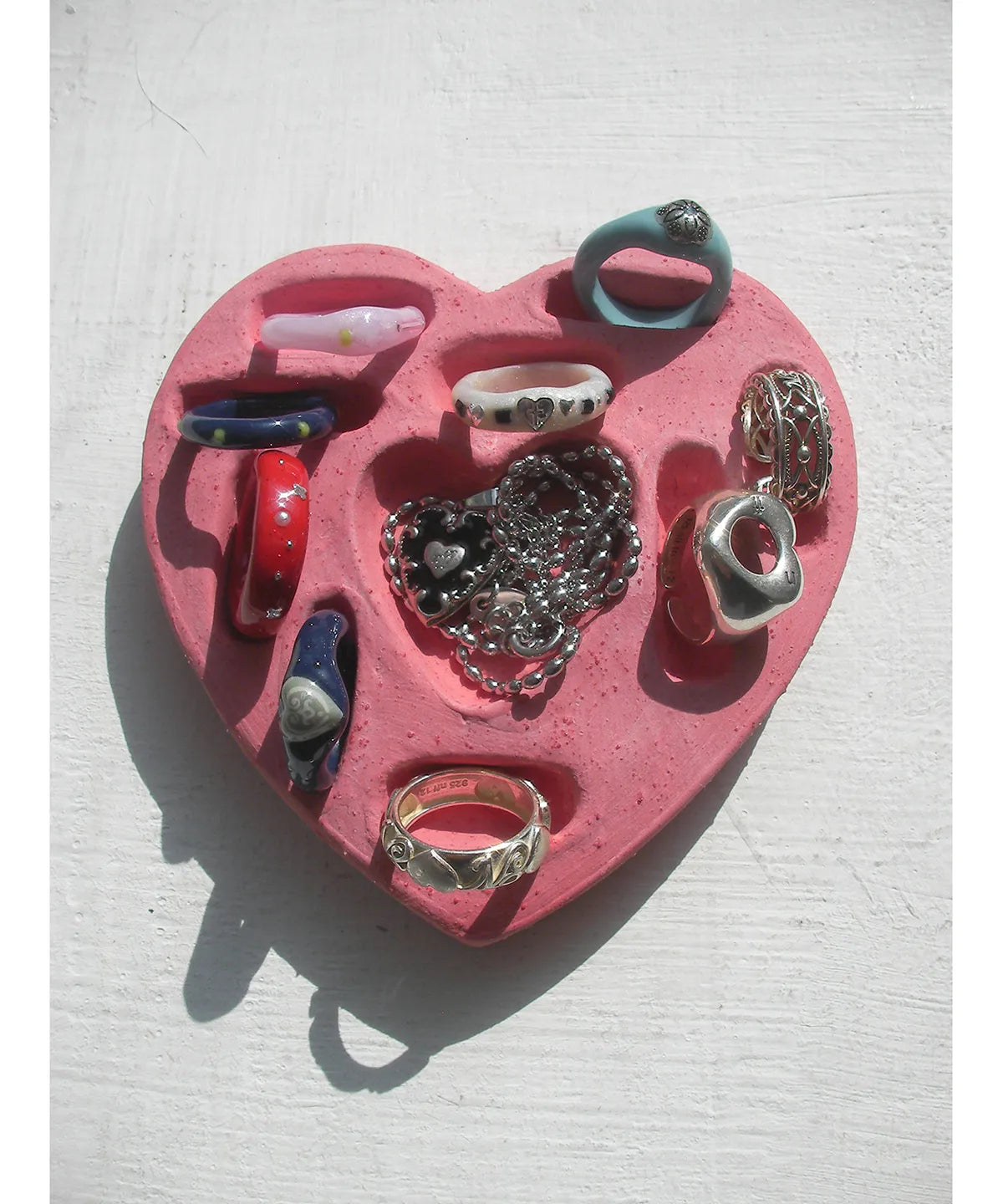 [NFF開團價💓 2.27截單] Ceramic Heart Mix Holder-matte pink