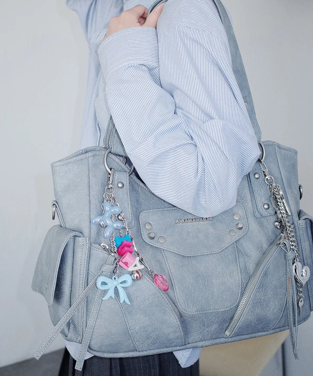 Colorful IUGA Ribbon Keyring