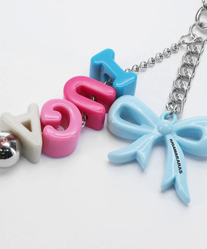Colorful IUGA Ribbon Keyring
