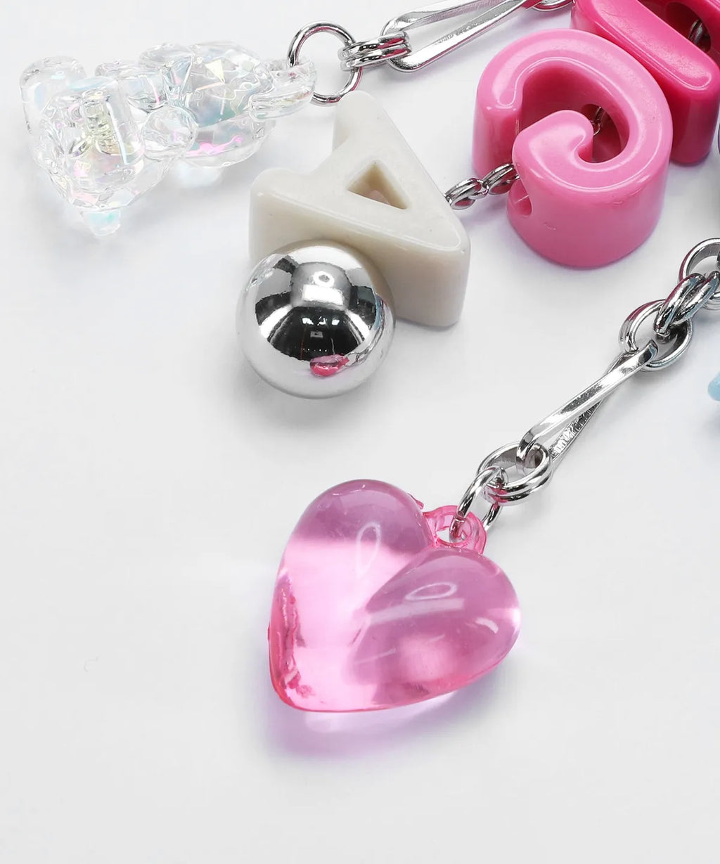 Colorful IUGA Ribbon Keyring