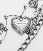 Antique Heart Keyring