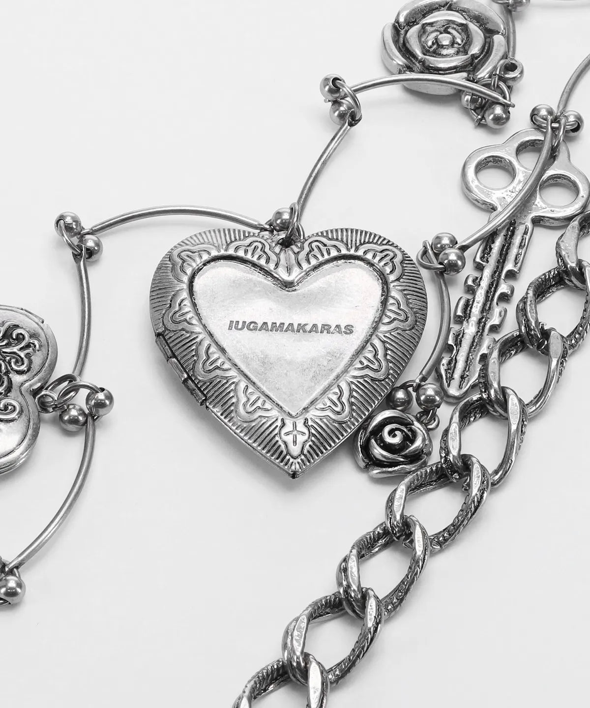 Antique Heart Keyring