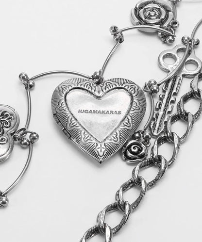 Antique Heart Keyring