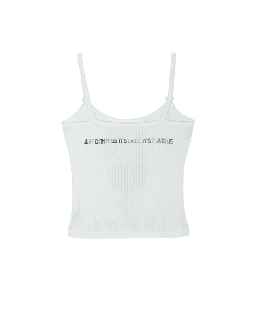 GURLS JUST SLEEVELESS TOP WHITE