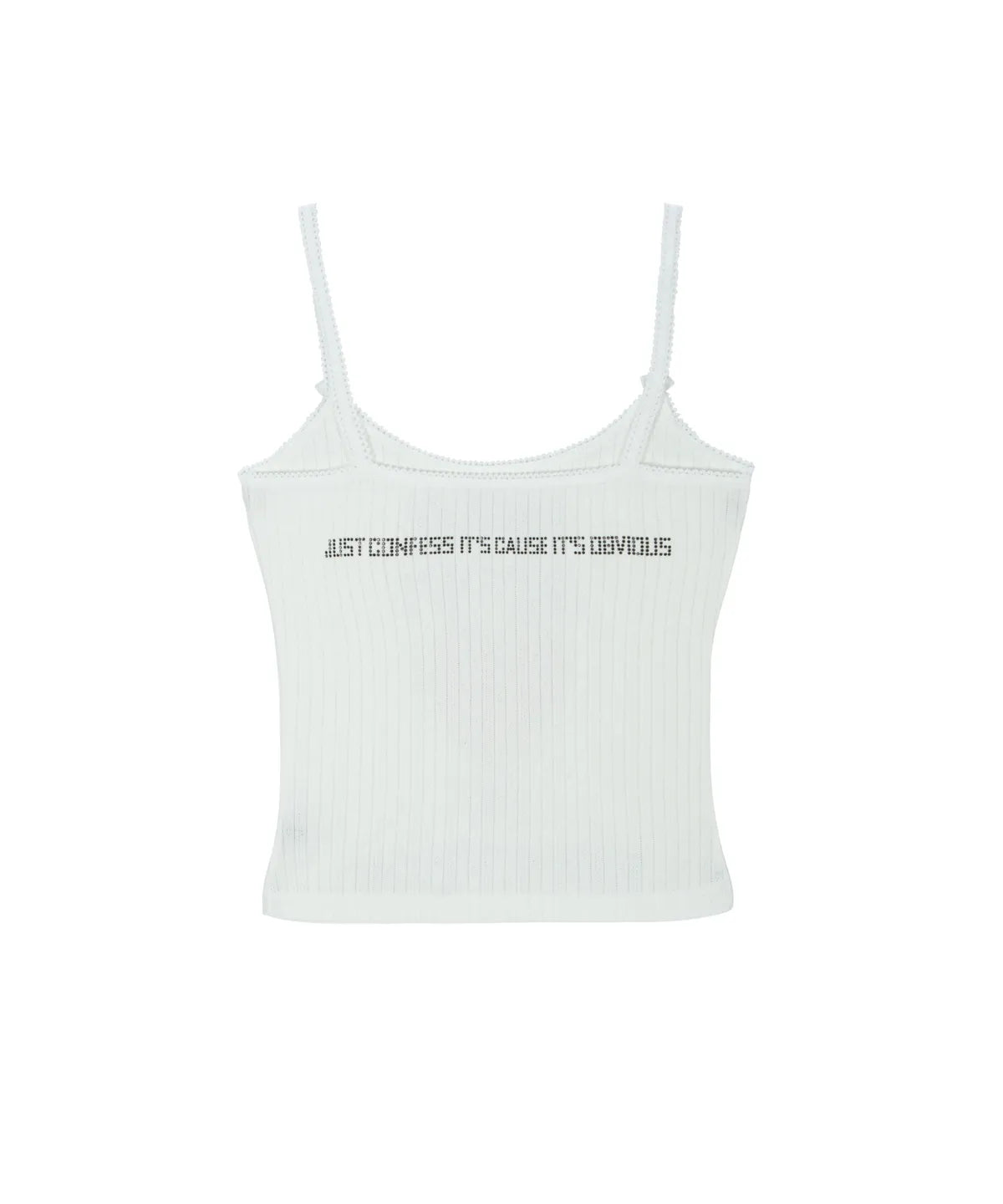 GURLS JUST SLEEVELESS TOP WHITE
