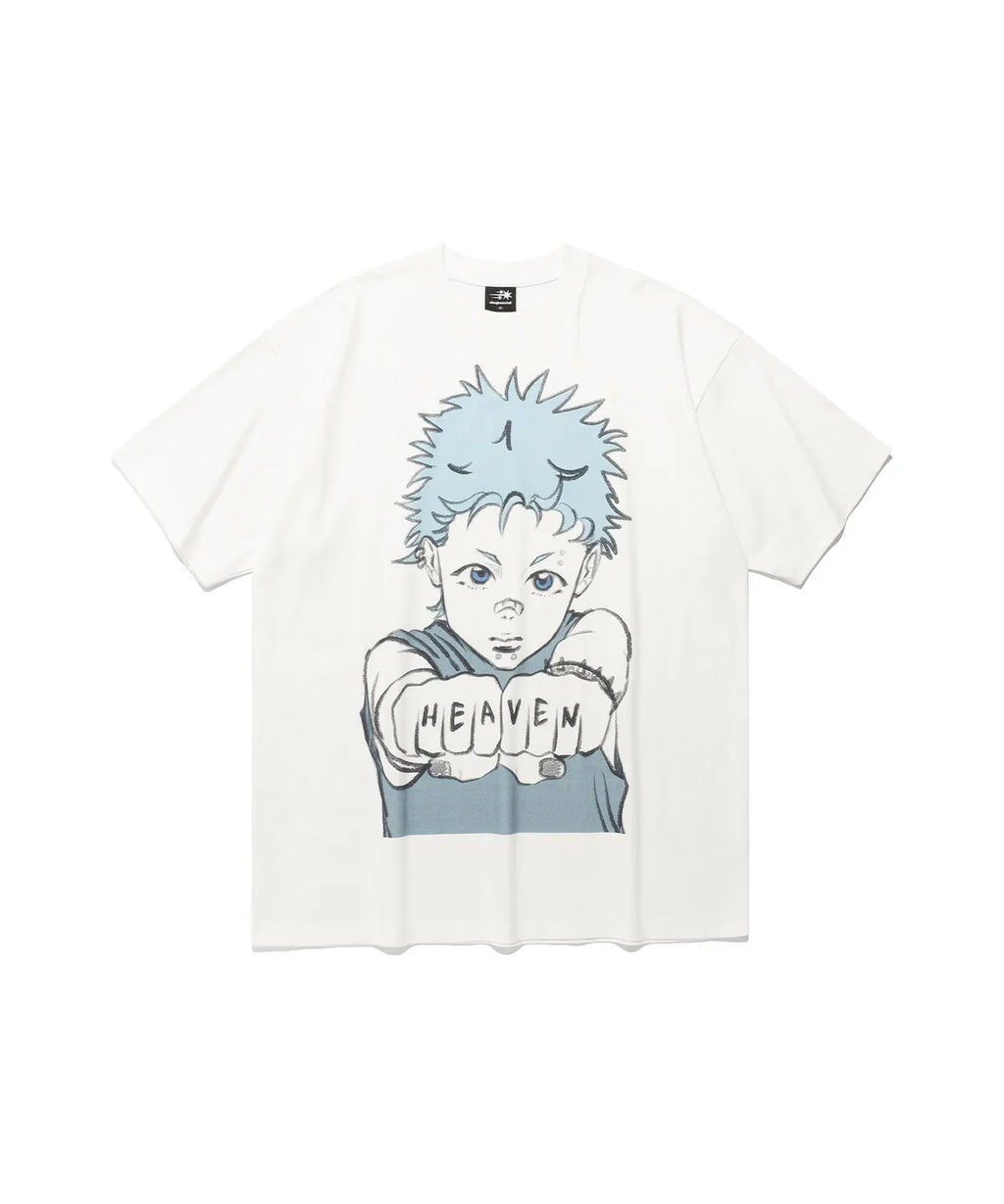 niceghostclub FIST BOY BIG BIG TEE_WHITE