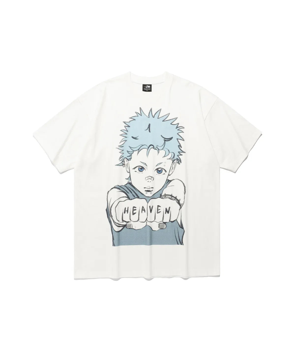 niceghostclub FIST BOY BIG BIG TEE_WHITE