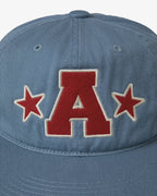 WASHED CAPITAL LOGO CAP [AQUA BLUE]