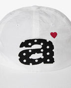 DOT SMALL LETTER NYLON CAP [WHITE]