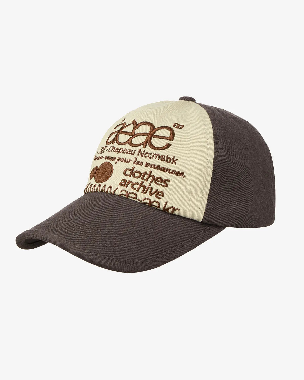 WEB LOGO 5 PANNEL BALL CAP / 6COLORS