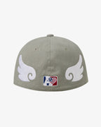 AE SYMBOL ANGEL WING CAP [GREY]