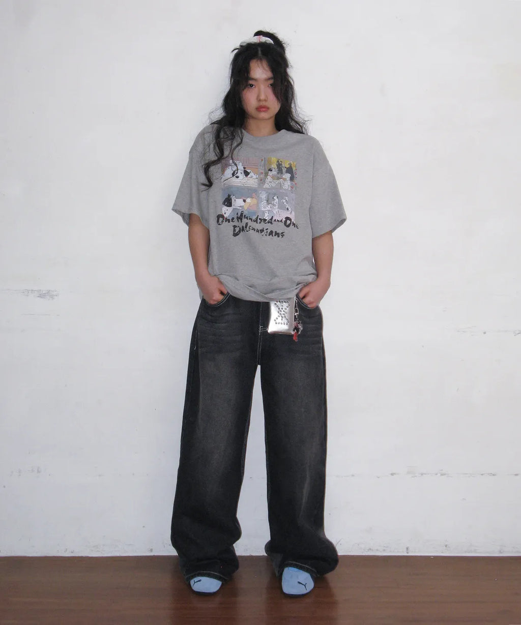 Ames-Worldwide x Disney DALMATIANS CARTOON TEE  / 2colors