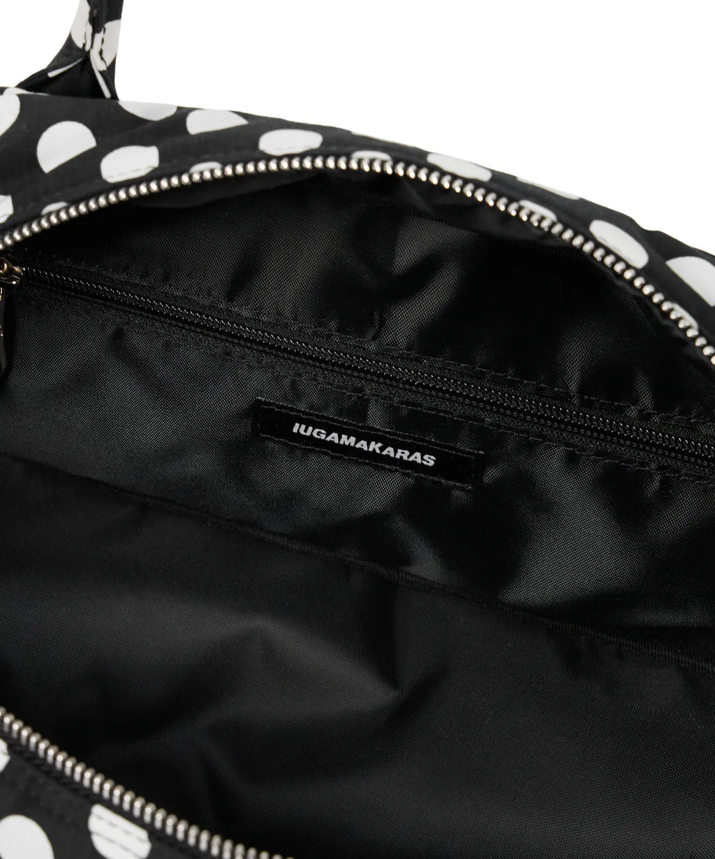 Dot Pattern Baguette Bag (Black)