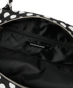 Dot Pattern Baguette Bag (Black)