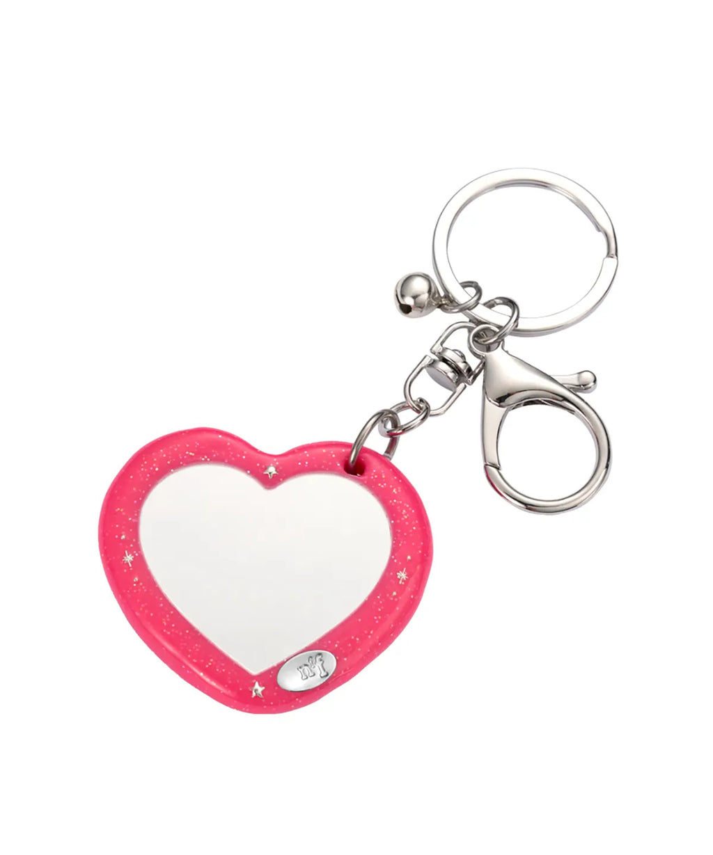 [NFF開團價💓 2.27截單] Heart Dia Mirror Key Ring-pink