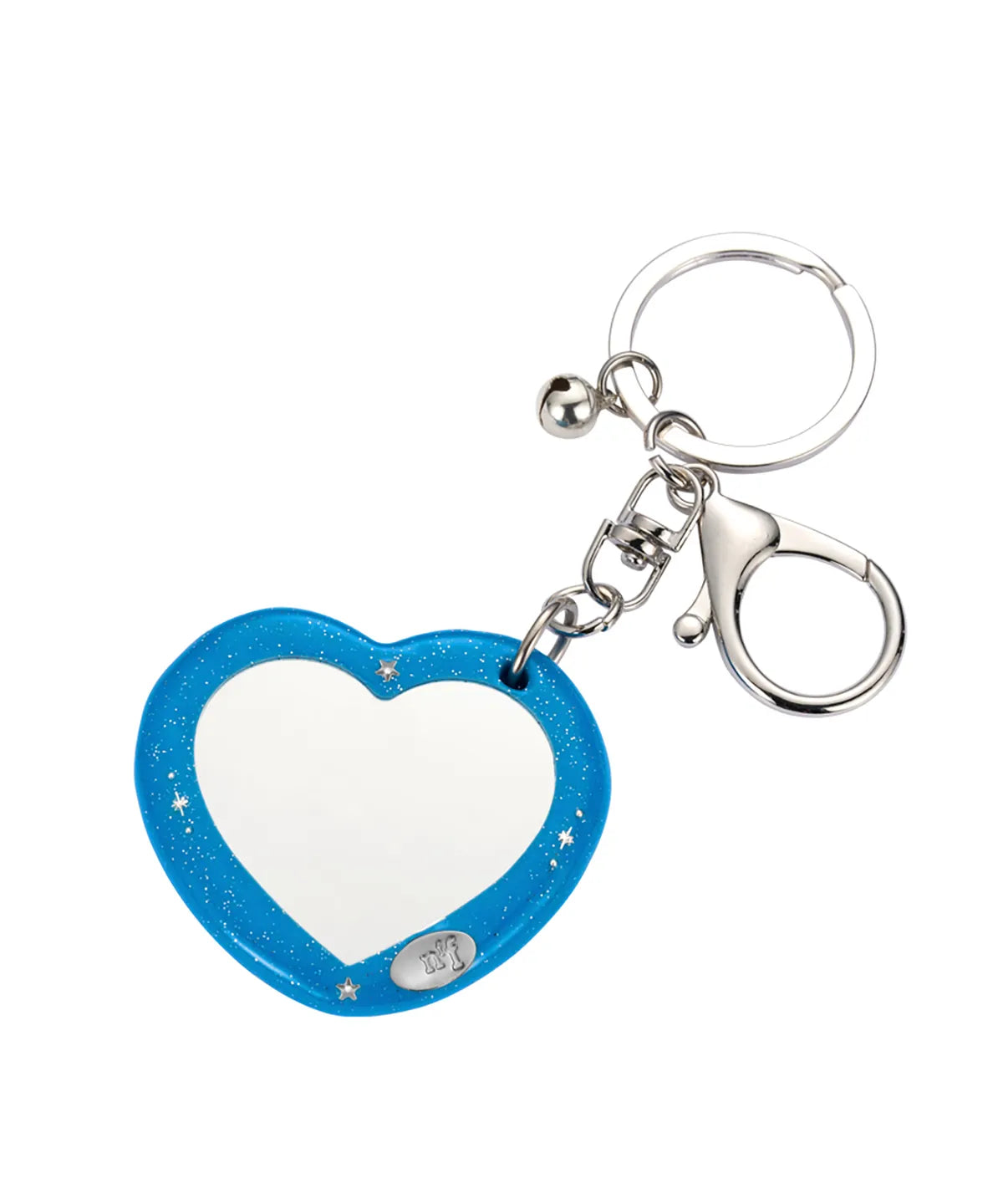 [NFF開團價💓 2.27截單] Heart Dia Mirror Key Ring-blue