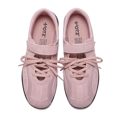 OTZ ROMARY LACE-UP SNEAKERS - SUEDE PINK