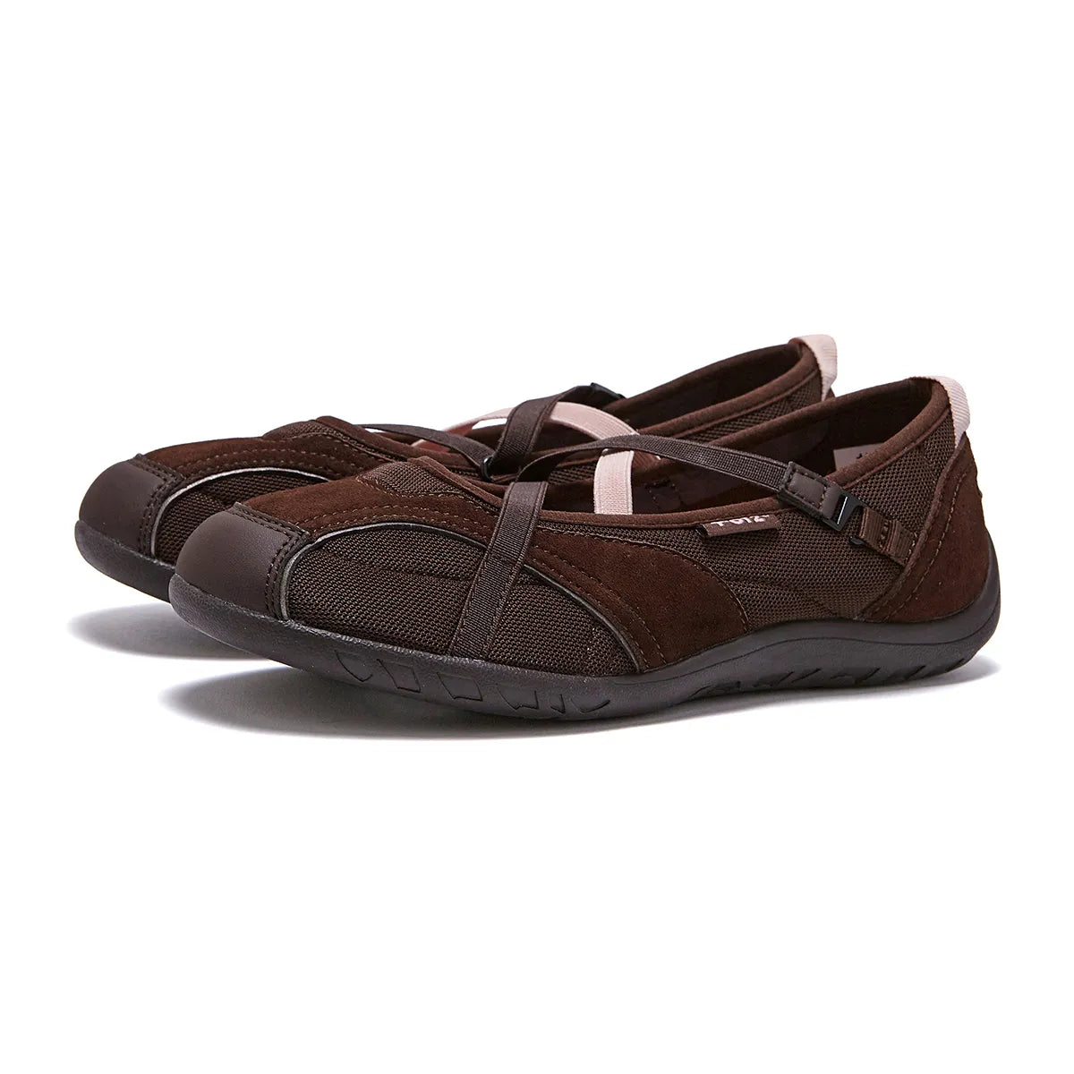 OTZ ROMARY BANDING FLAT SNEAKERS - SUEDE BROWN