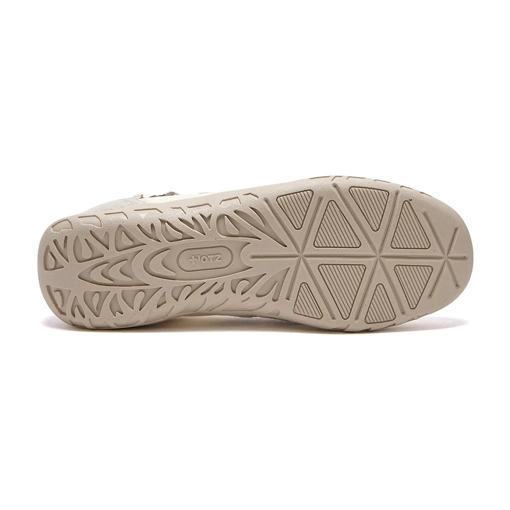 OTZ ROMARY BANDING FLAT SNEAKERS - SUEDE IVORY