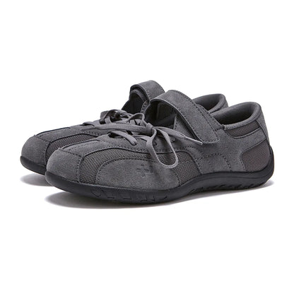 OTZ ROMARY LACE-UP SNEAKERS - SUEDE GREY