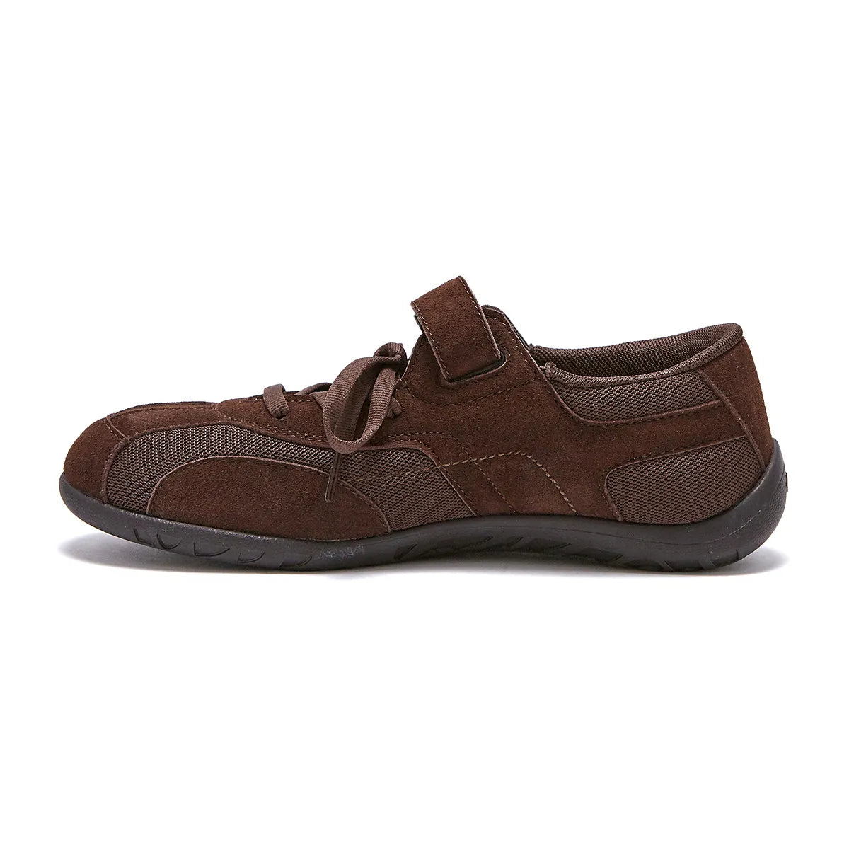 OTZ ROMARY LACE-UP SNEAKERS - SUEDE BROWN