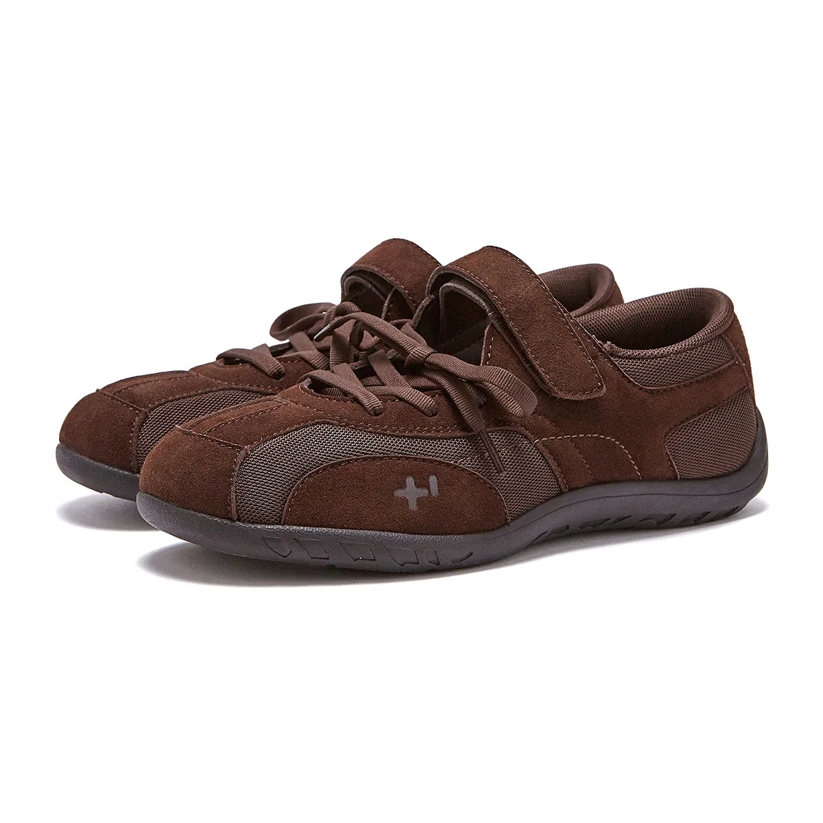 OTZ ROMARY LACE-UP SNEAKERS - SUEDE BROWN