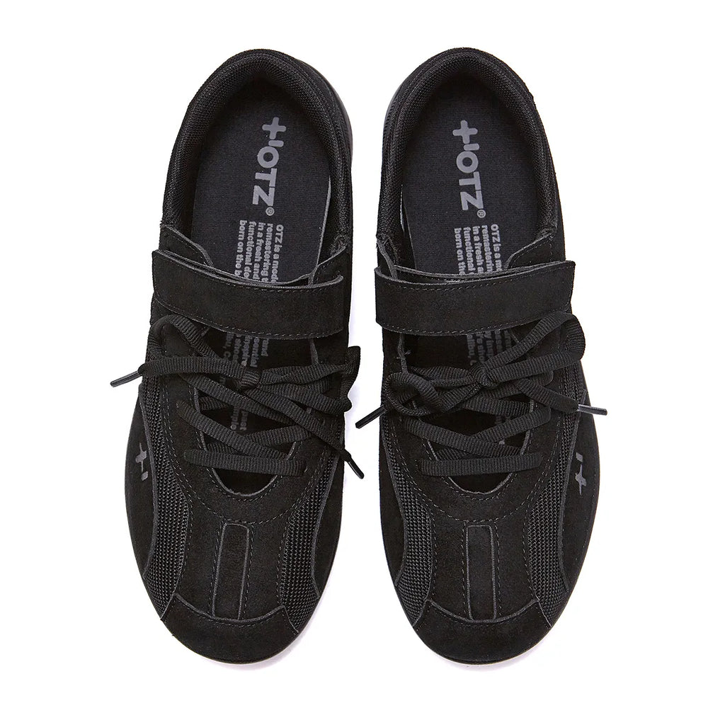 OTZ ROMARY LACE-UP SNEAKERS - SUEDE BLACK