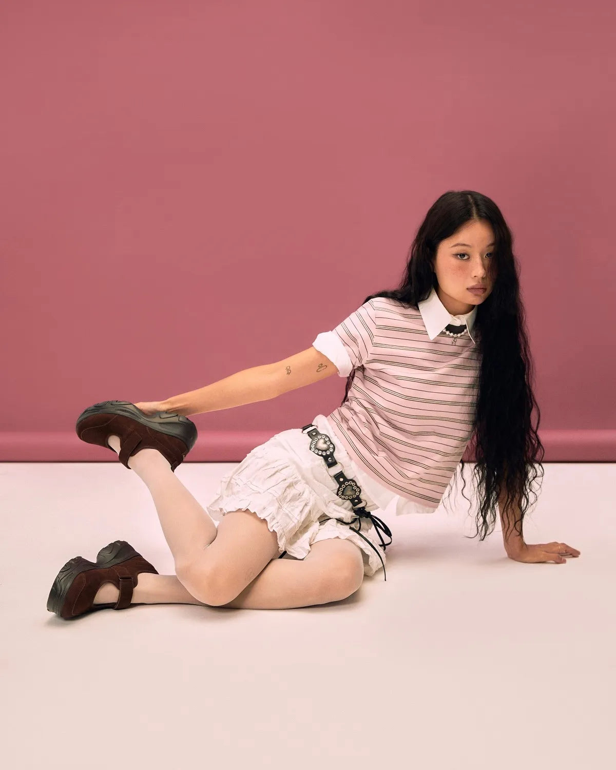 OTZ LOMITA SUEDE PLATFORM VELCRO MARY-JANE