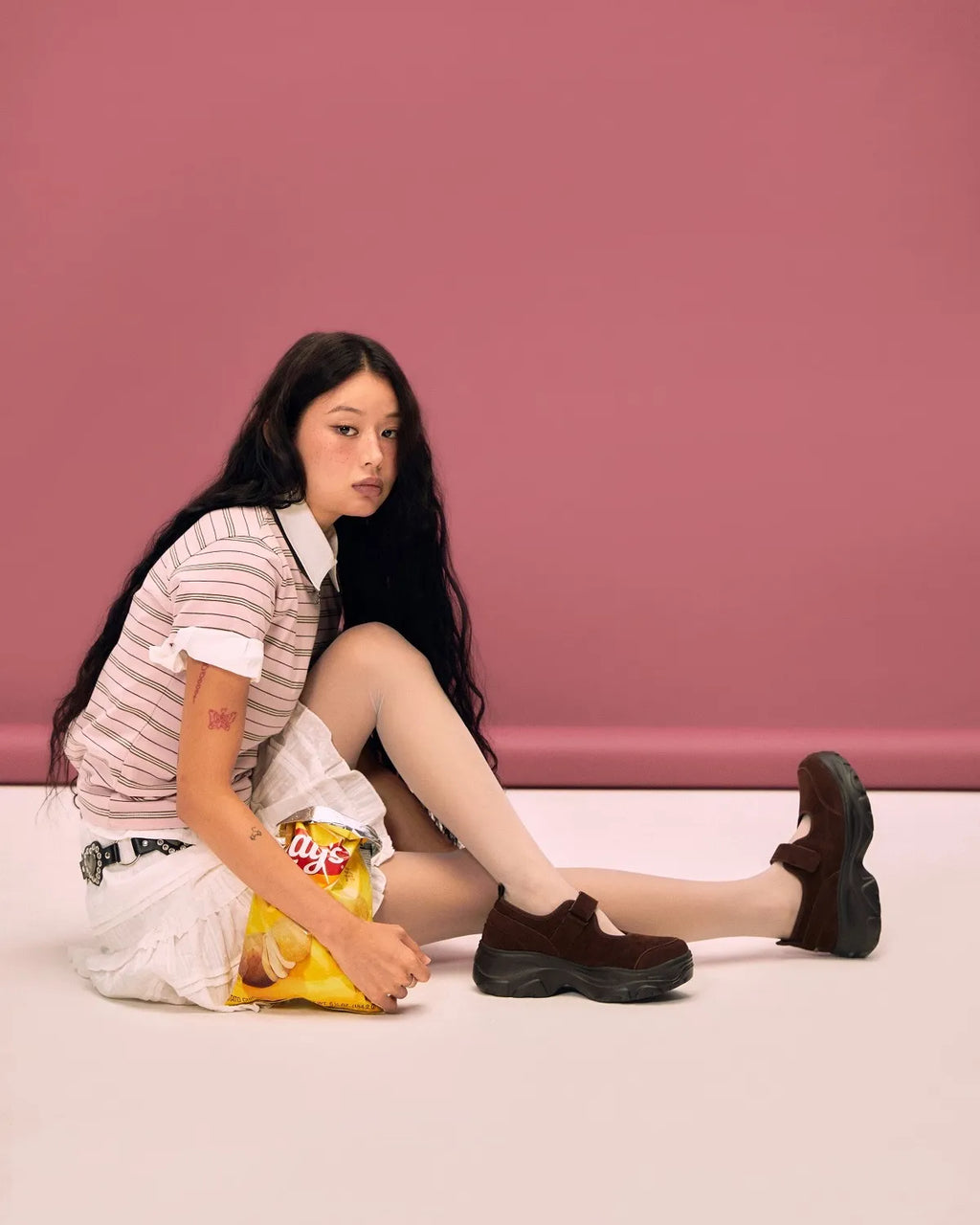 OTZ LOMITA SUEDE PLATFORM VELCRO MARY-JANE