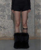 NASTY FANCY BACK LETTERING MICRO SHORT PANTS (BLACK)