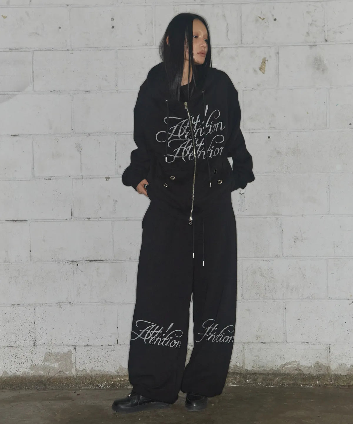 NASTY FANCY ATTENTION SWEAT SET-UP