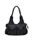 FANCY CLUB RANMA HOBO BAG (BLACK)
