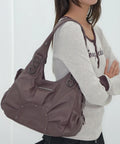 FANCY CLUB RANMA HOBO BAG (PLUM)