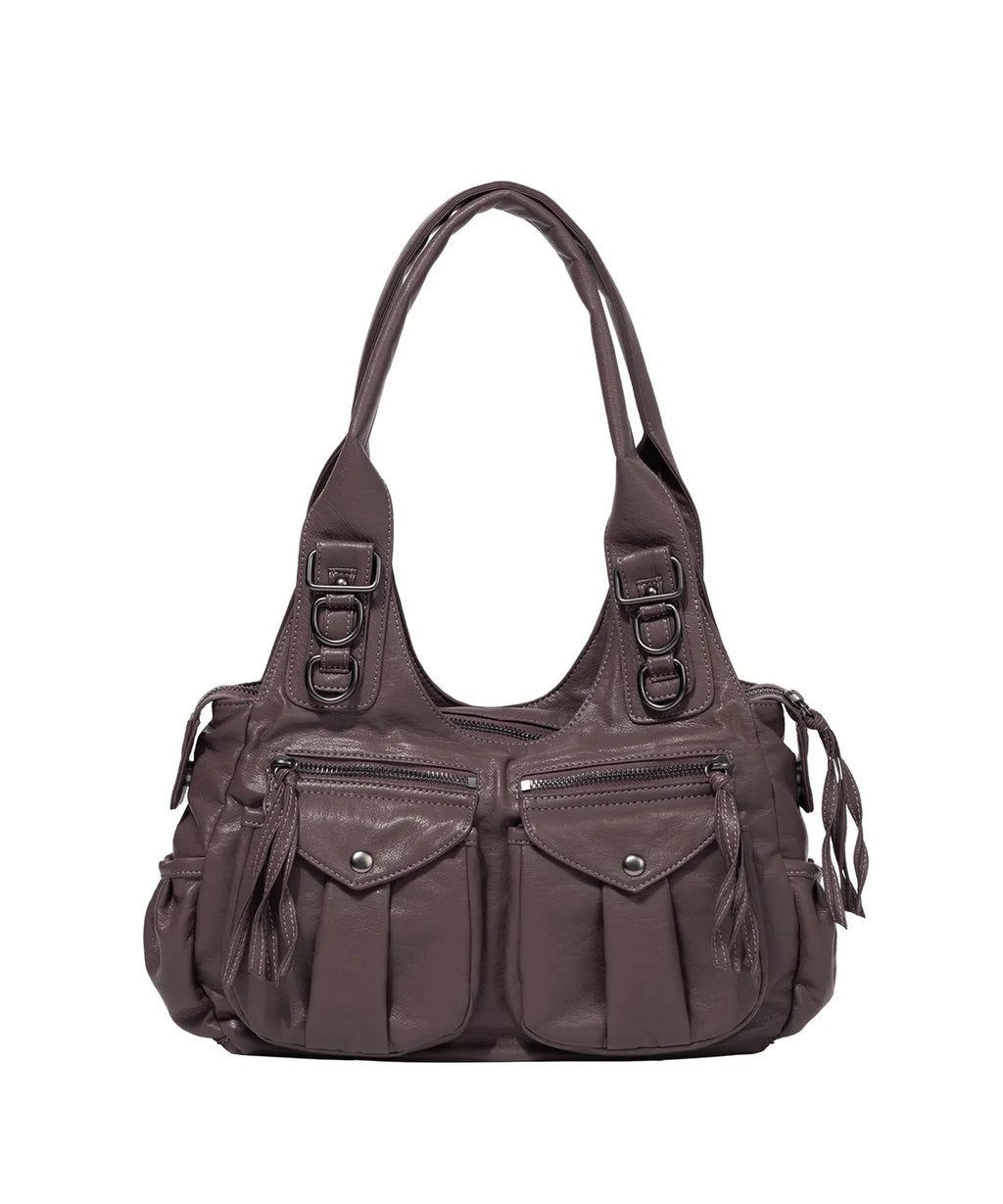 FANCY CLUB RANMA HOBO BAG (PLUM)