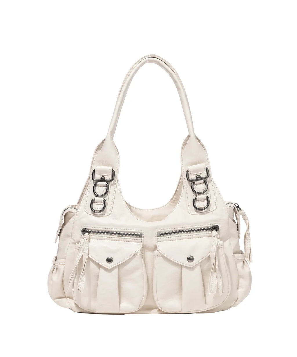 FANCY CLUB RANMA HOBO BAG (IVORY)
