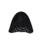 niceghostclub FFATS EARCAP BUTTON BEANIE_BLACK